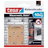 tesa Klebeschraube für Mauerwerk und Stein, Halteleistung 10 kg,...