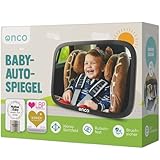 Onco 360° Baby Autospiegel - 100% bruchsicher & rutschfest, 2024 & 2023...