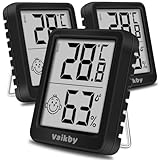Hygrometer Thermometer Innen Digital Vaikby 3 Stück-...