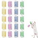 CYXZMYA 20 Stück Katzenspielzeug,Katzenspielzeug Spirale,Spiralen...