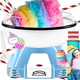 KESSER® Zuckerwattemaschine Set für Dein zuhause - Mit 30x Zuckerwatte...