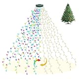 Weihnachtsbaum Lichterkette 2m 400 LEDs Christbaumbeleuchtung 8 Modi und...