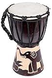 Djembe Trommel Bongo Drum Handtrommel Buschtrommel Percussion Kinder Fair...