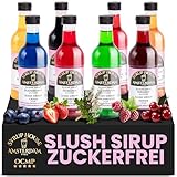OCMP 8x0,2L Slush Sirup Zuckerfrei AZO Frei -Getränkesirup ohne Zucker...