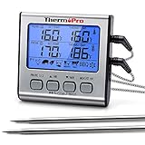 ThermoPro TP17 Digitales Grill-Thermometer Bratenthermometer...