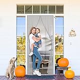 CGUOZI Fliegengitter Balkontür 130 x 190 cm Insektenschutz Magnet...