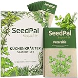 SeedPal Kräutersamen Set - 12 Beliebtesten Küchenkräuter - Kräuter der...