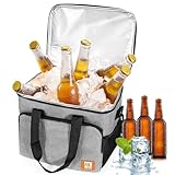Kühltasche groß 27L | GLANXY Picknicktasche Gross Faltbar, Eistasche,...