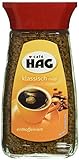 Cafe HAG klassisch mild Glas, entkoffeinierter löslicher Bohnenkaffee,...