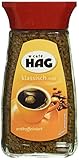 Cafe HAG klassisch mild Glas, entkoffeinierter löslicher Bohnenkaffee,...