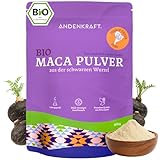 Andenkraft Bio Maca Pulver - SCHWARZ - 3 Monatspackung - Für mehr...