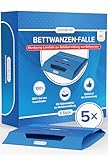 Bettwanzen-Falle [5 Stück] Bettwanzenfallen für die Befallsermittlung zur...