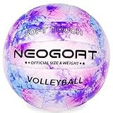 NEOGOAT Volleyball für den Strand, violett, 3 mm dicke Oberfläche,...