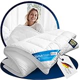 Schlafmond Medicus Clean Ganzjahresdecke 135x200 cm - Wärmeregulierende...