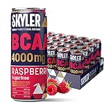 Skyler 4.000 mg BCAA Drink Raspberry, inkl. Pfand, EINWEG, 24 x 330 ml,...