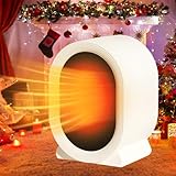 Anluomania Heizung Elektrisch 500W, Heizlüfter, Kleine Elektroheizung...