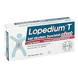 Lopedium T akut bei akutem Durchfall Tabletten 10 stk by HEXAL AG