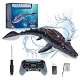 RC Boot Ferngesteuertes Dinosaurierboot Wasserdicht Ferngesteuerte Boote...