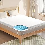 Gel Topper 200x200cm, 7,5cm Höhe Memory Foam Matratzentopper mit...