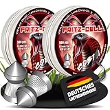 1000 Spitzkopf Cobra Diabolos 4,5mm Fritz-Cell für Luftgewehr Luftpistole