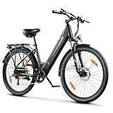 Dripex E-Bike Herren Damen, Elektrofahrrad 26'' Trekkingrad mit 250W Motor,...