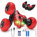 Ferngesteuertes Auto, 4WD 2.4 Ghz RC Stunt Crawler mit LED Licht,...