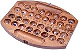 LOGOPLAY Bao - Hus - Kalaha - oval 35cm lang - Bohnenspiel - Muschelspiel -...