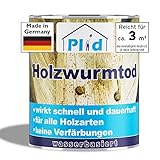 PLID® Holzwurmbekämpfung Holzwurmtod Farblos [DAUERHAFT WIRKSAM] - Mittel...