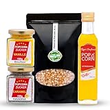 Hopser Food Fun Partyset 500g Popcornmais,250ml Popcornöl mit...