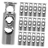DOITOOL 30 Stück Metall Doppel Loch Spring Cord Lock Slider für Diy...