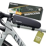 Rovativ® Top Tube Bag [100% Wasserdicht - 1,8 Liter] Rahmentasche Fahrrad...