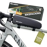Rovativ® Bikepacking Oberrohrtasche [1,8 Liter] 100% Wasserdicht - Top...