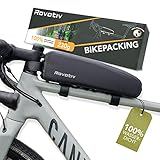 Rovativ® Top Tube Bag [100% Wasserdicht - 1,8 Liter] Rahmentasche Fahrrad...