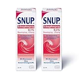 SNUP 2x Schnupfenspray 0,1% - Nasenspray mit Meerwasser - Lösung zur...