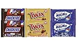 Schokoriegel Minis Mix 1362g – 2x Snickers, 2x Twix & 2x Milky Way – je...