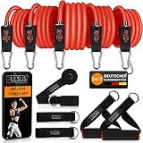 Fitnessband Resistance Bands Set mit Übungsvideo App - Pro Expander...