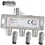 TronicXL 3fach BK Verteiler Premium Kabel Antennenverteiler Kabelfernsehen...