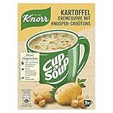 Knorr Cup a Soup Kartoffel Cremesuppe mit Knusper-Croûtons schnelle Suppe...