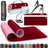 KESSER® Gymnastikmatte mit Tragegurt rutschfest TPE Yogamatte Gepolstert &...
