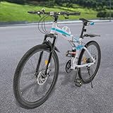 Esyogen 26 Zoll Mountainbike 21-Gang MTB Fahrräder Klappfahrrad...