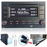 SCUMAXCON Autoradio Audio Stereo RCN210 für VW Golf MK4 Polo Passat B5 USB...