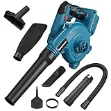 Akku Laubbläser für Bosch Professional 18V System Akku, 2-in-1...