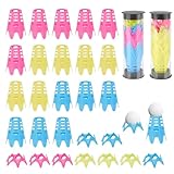 mizikuu 27 Stück Golf Tees Kunststoff, Golf Simulator Tees 18 Hoch und 9...