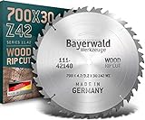 Bayerwald - HM Kreissägeblatt - Ø 700 mm x 4,2 mm x 30 mm | Wechselzahn...