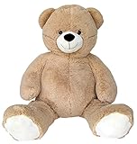 Wagner 9033 - Riesen XXL Teddybär 140 cm groß in hell-braun - Plüschbär...