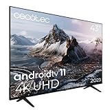 Cecotec Fernseher LED 43' Smart TV A3 Series ALU30043S. Auflösung 4K UHD,...