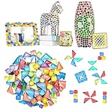 GAESHOW Mosaikfliesen, Kristallmosaik, gemischte Farbe, 200 g,...