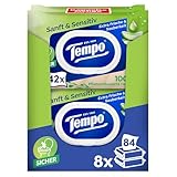 Tempo Feuchte Toilettentücher ''Sanft & Sensitiv'' - Megapack - 16...