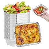 50 Stück Aluschalen Grill, Alu Grillschalen, Fettauffangschale,...