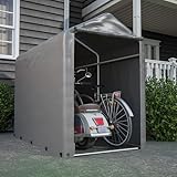 Fahrradgarage 100x187x160 cm, Fahrradgarage für 2 Fahrräder,...